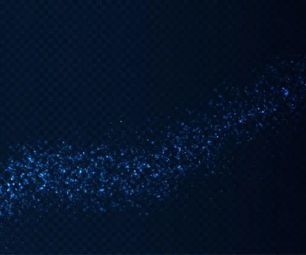 Abstract lighting effects with blue glow particles Stock-Illustration