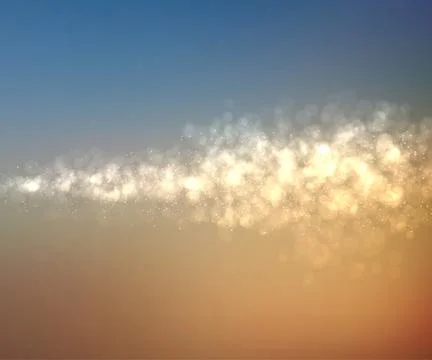 Abstract lighting effects with glow particles Stock Illustration