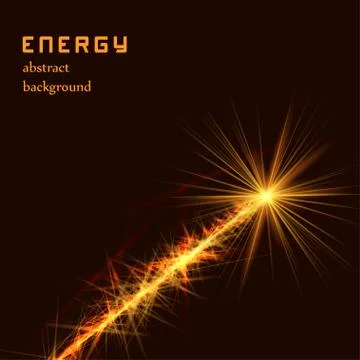 Abstract lighting flare. Beautiful template vector illustration Stock Illustration