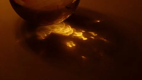 Abstract lighting movement in dark background. Stock Footage 191407719