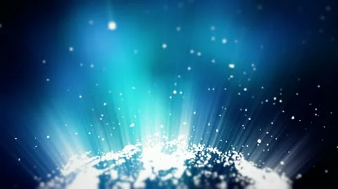 Abstract lighting particles energy backgrounds Stock Footage