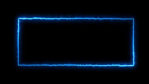 Abstract lightning frame on black background. laser show animation Stock Footage 149151537