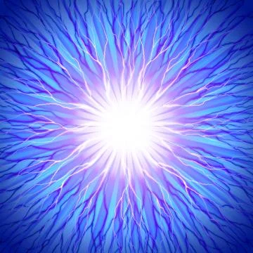 Abstract lightning Stock Illustration