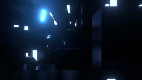 Abstract Lightning Tunnel Stock Footage 247515069