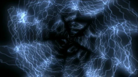 Abstract lightning,net mesh,flash energy light,power weaving line tunnel. Stock Footage 945616