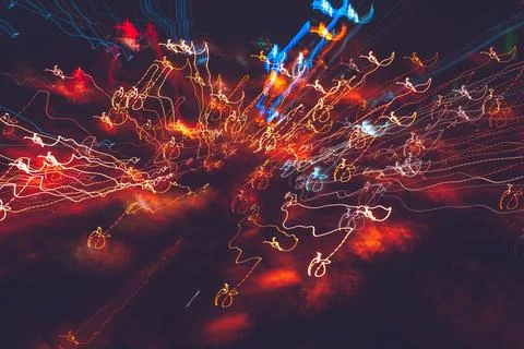 Abstract Lights Background Stock Illustration