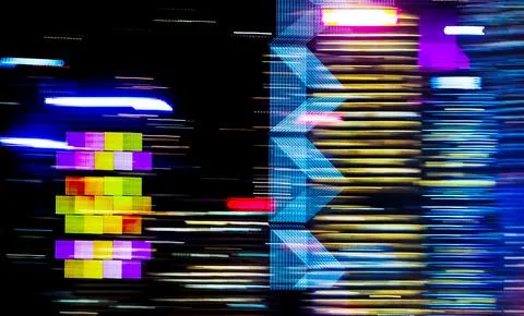 Abstract lights background Stock Photos