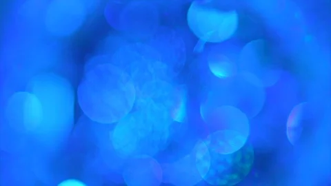 Abstract lights background. Shiny blue background. Shot with blurred focus. 스톡 동영상 121198427