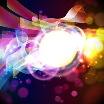 Abstract lights background.  vector. Stock Illustration