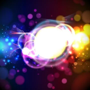 Abstract lights background.  vector. Stock Illustration