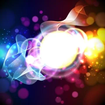 Abstract lights background.  vector. Stock Illustration