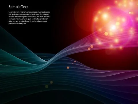 Abstract Lights Illustrazione stock