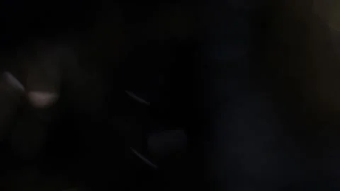 Abstract lights with irregular movement in the dark Vídeo Stock 318200944
