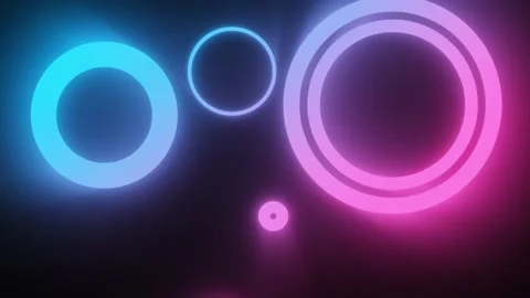 Abstract lights outbursting on dark background. Spectacular seamless loop scene Stock Footage 170850277