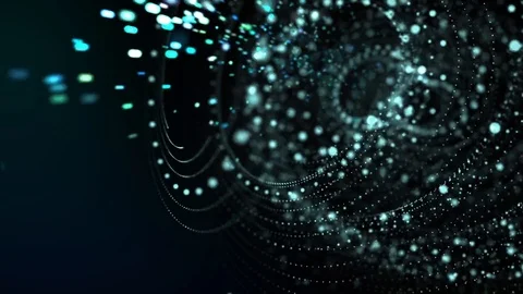 Abstract lights particles Stock Footage 92975014