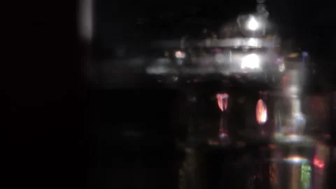 Abstract lights shining in the dark Vídeo Stock 318574686
