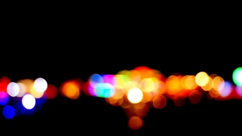 Abstract lights spinning on black background 動画素材 82763708