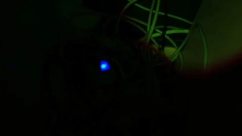 Abstract lights on the street Stock Footage 267242292