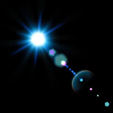 Abstract lights, sun and festive backgrounds for your design Stock Illustration