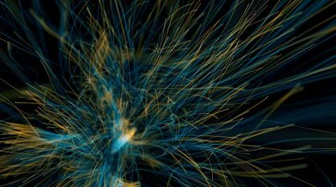 Abstract Lights Trails Иллюстрация