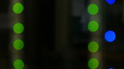 Abstract lights of working data server HD Stock Footage 41794305