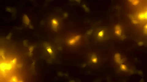 Abstract Lights Yellow Loopable Background Stock Footage 65202363