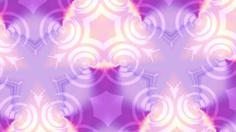 Abstract lilac background with kaleidoscope pattern Stock Footage 252026780
