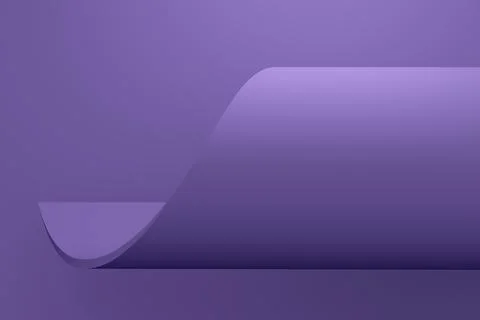 Abstract lilac background with swirling shape. 3d rendering Stock Illustration