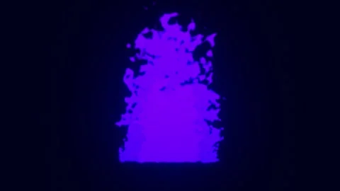 Abstract lilac flames on a dynamic black background. Video stock 268042644