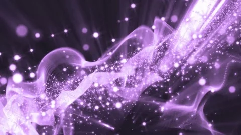 Abstract lilac motion particles. Видео 71652289
