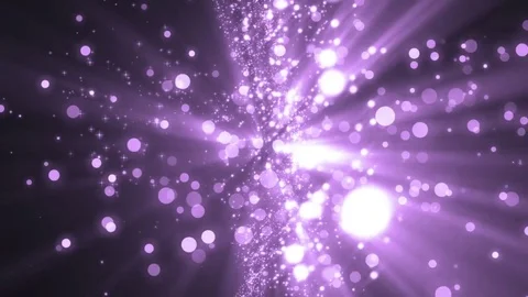 Abstract lilac motion particles. Stock-Footage 71652704
