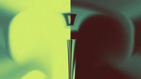 Abstract Lime Green and Dark Maroon Fluid Background with Retro Grainy Textur Stock Illustration