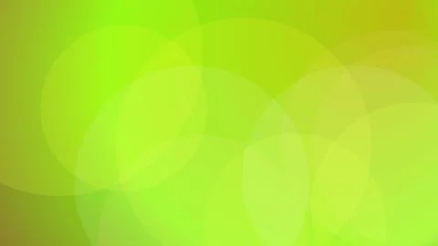 Abstract Lime Green Background with Overlapping Transparent Circles and Sof.. Ilustración de archivo