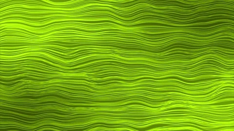 Abstract Lime green color horizontal moving wavy lines background, Stock Footage 276409758
