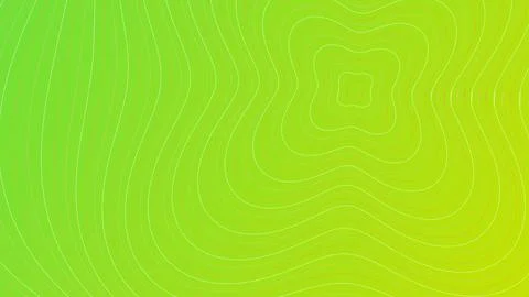 Abstract lime green gradient background with elegant white wavy concentric .. Illustrazione stock