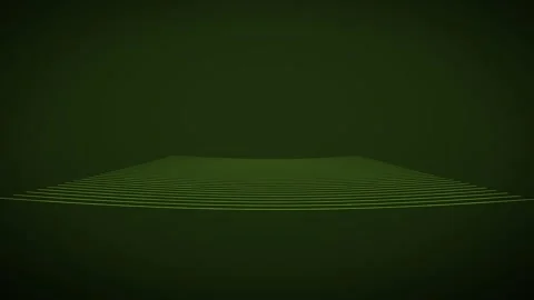 Abstract lime rolling dunes wireframe mesh background Vidéo 342637920
