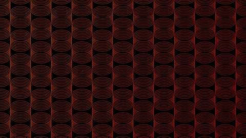 Abstract line 3D virtual isometric circle lighting moving, Technology network Stock Footage 108104263