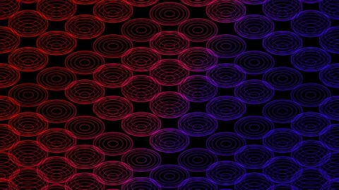 Abstract line 3D virtual isometric sphere lighting moving, Technology network Stock Footage 108314182