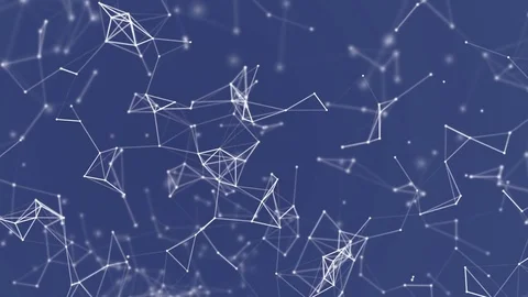 Abstract line and dot technological technical background Stock Footage 74899970