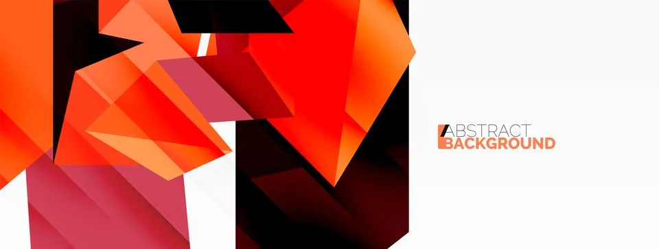 Abstract line and triangle background. Creative geometric abstract backdrop Stock Illustration