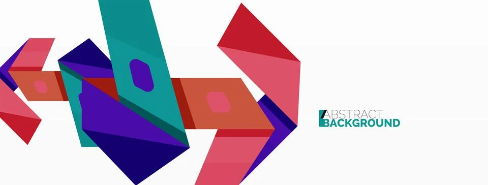 Abstract line and triangle background. Creative geometric abstract backdrop Stock Illustration