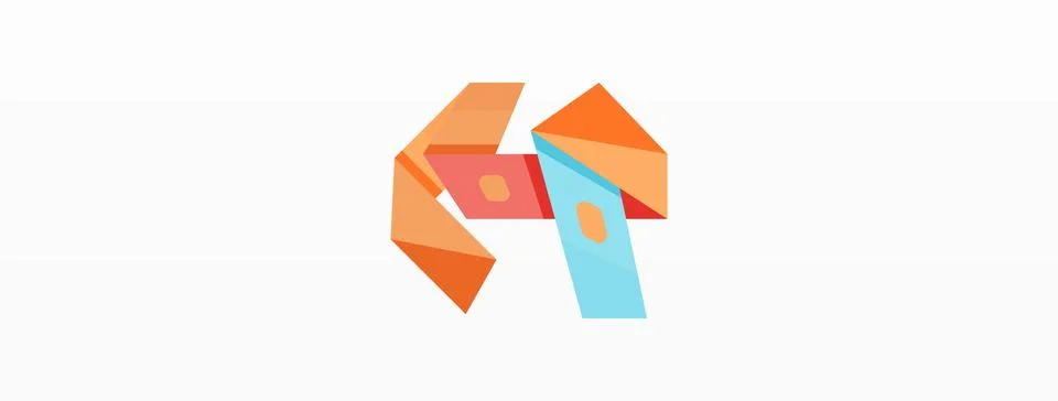 Abstract line and triangle background. Creative geometric abstract backdrop Stock Illustration