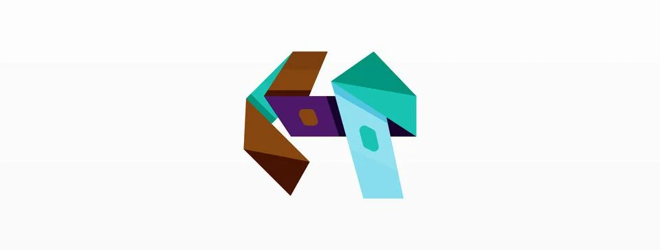 Abstract line and triangle background. Creative geometric abstract backdrop 스톡 일러스트