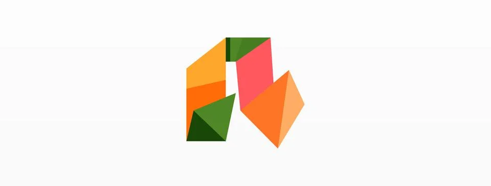 Abstract line and triangle background. Creative geometric abstract backdrop Stock Illustration
