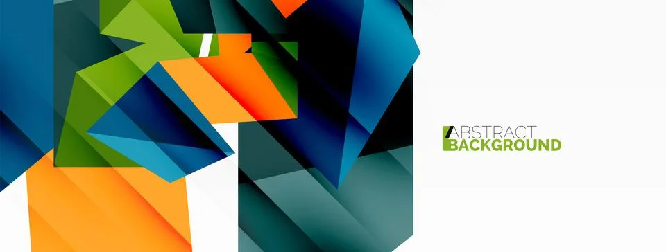 Abstract line and triangle background. Creative geometric abstract backdrop Stock Illustration