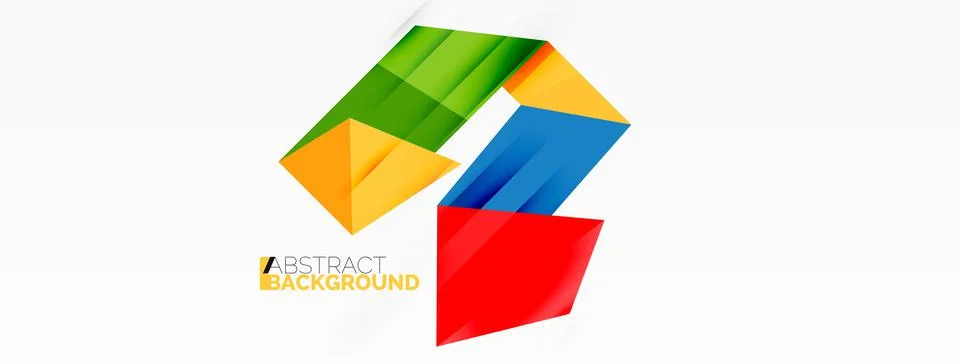 Abstract line and triangle background. Creative geometric abstract backdrop Stock Illustration