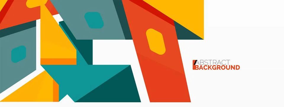 Abstract line and triangle background. Creative geometric abstract backdrop 스톡 일러스트