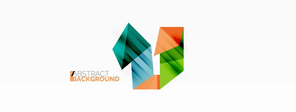 Abstract line and triangle background. Creative geometric abstract backdrop Stock Illustration