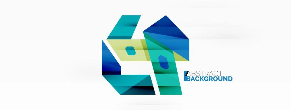Abstract line and triangle background. Creative geometric abstract backdrop Stock Illustration