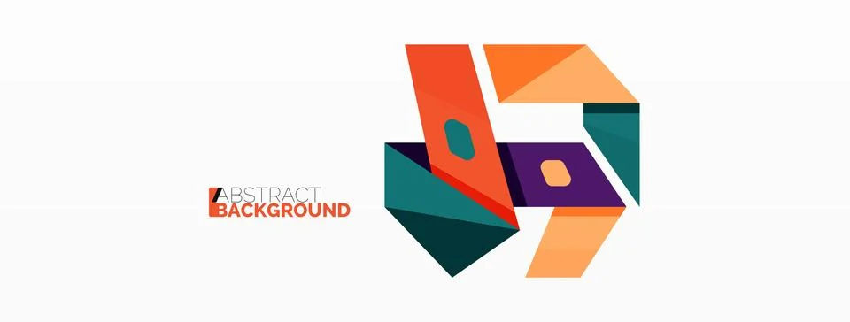 Abstract line and triangle background. Creative geometric abstract backdrop イラスト素材